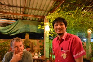 Dockside seafood restaurant