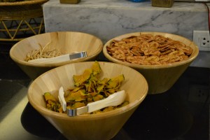 Banana, Taro and Pumpkin cooked in butter