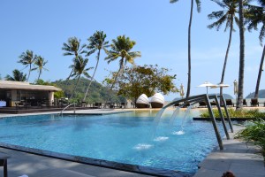 Infinity pool at the Crowne Plaza, Phuket