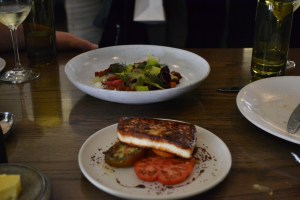 Halloumi and Beet root salad