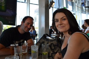 Sarah and her husband Joel