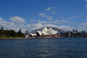 The Sydney Opera House and Harbour Bridge