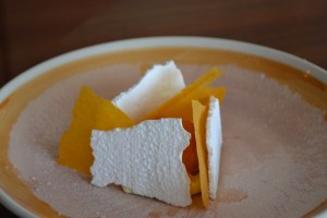 Apricot and meringue