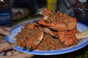 Crayfish with Chilli Salt